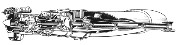 Турбовальный двигатель Д-25В.