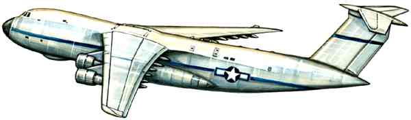 Транспортный самолёт Локхид C‑5A «Галакси» (США).
