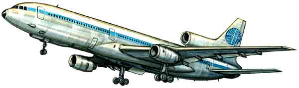 Пассажирский самолёт Локхид L‑1011 «Трайстар» (США).