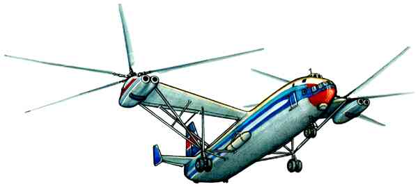 Экспериментальный вертолёт В‑12 (Ми‑12).