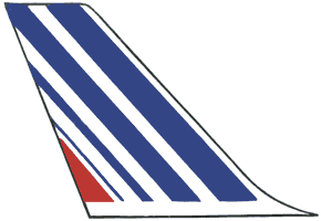 Логотип авиакомпании «Эр Франс».