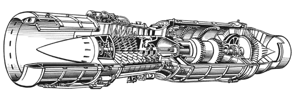 Первый отечественный турбореактивный двигатель ТР-1.