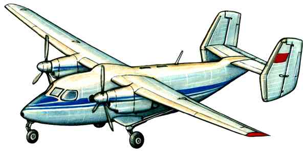 Пассажирский самолёт Ан‑28.