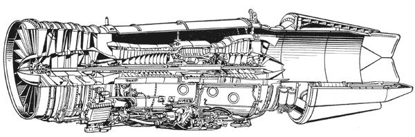Турбореактивный двухконтурный двигатель Д-30КУ.