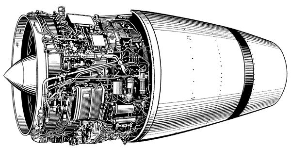 Турбореактивный двухконтурный двигатель ПС-90А.