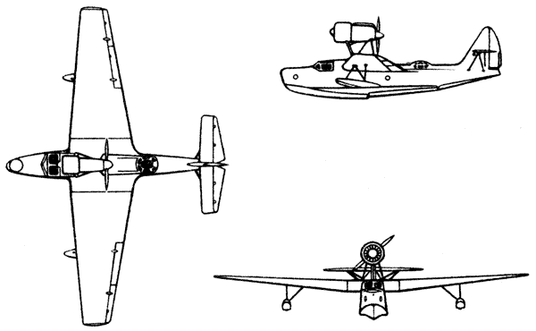 МБР-2 с ПД М-34Н.