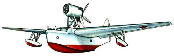 Летающая лодка МБР‑2 Г. М. Бериева.