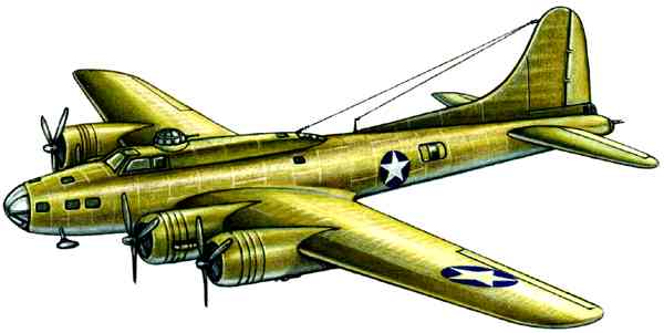 Бомбардировщик Боинг B‑17 «Флайинг фортресс» (США).