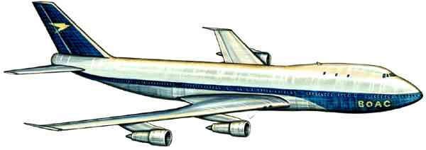 Пассажирский самолёт Боинг 747 (США).