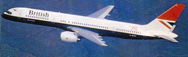Пассажирский самолёт Боинг 757-200.