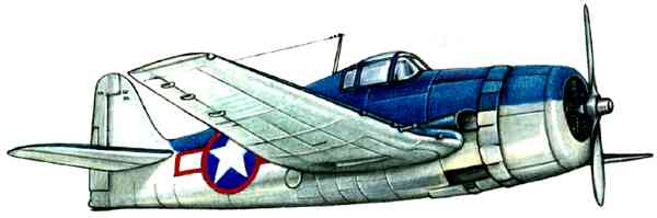 Истребитель Грумман F6F «Хелкэт» (США).