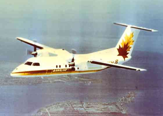 Пассажирский самолёт «Дэш» 8-300.