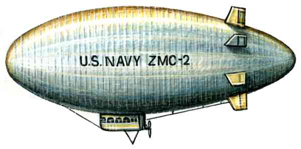 Дирижабль ZMG-2 (США, 1929).