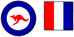 Опознавательные знаки военных самолётов (по состоянию на конец 1980‑х гг.). Австралия.