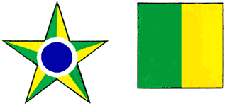 Опознавательные знаки военных самолётов (по состоянию на конец 1980‑х гг.). Бразилия.