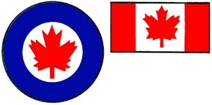 Опознавательные знаки военных самолётов (по состоянию на конец 1980‑х гг.). Канада.