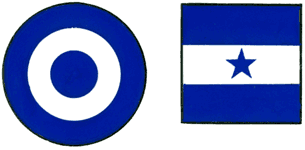 Опознавательные знаки военных самолётов (по состоянию на конец 1980‑х гг.). Сальвадор.