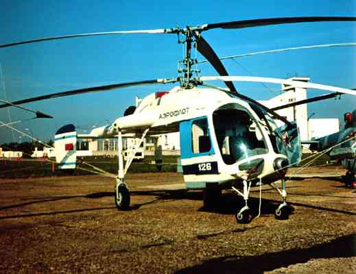 Вертолёт Ка‑126 со снятой кабиной.