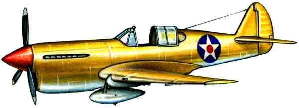 Истребитель Кёртисс P‑40 «Уорхоук» (США).