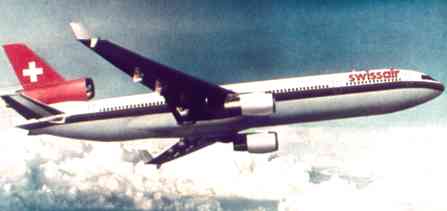 Широкофюзеляжный пассажирский самолёт MD-11.