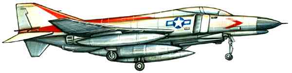 Истребитель Макдоннелл-Дуглас F‑4 «Фантом» II (США).