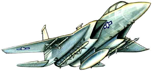 Истребитель Макдоннелл-Дуглас F‑15 «Игл» (США).