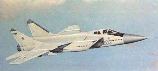 Истребитель перехватчик МиГ-31.