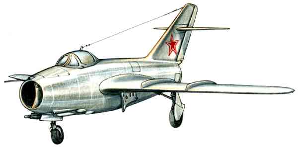 Истребитель МиГ‑15.