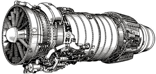 Турбореактивный двухконтурный двигатель НК-8-2.