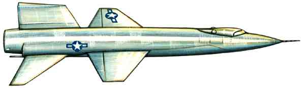Экспериментальный самолёт Норт Американ X‑15 (США).