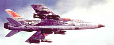 Истребитель-бомбардировщик F-105D «Тандерчиф».