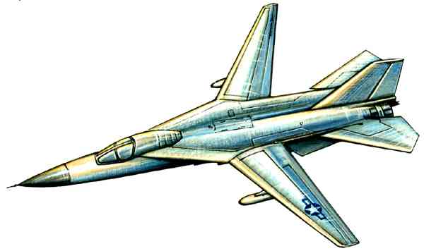 Истребитель-бомбардировщик Дженерал дайнемикс F‑111 (США).