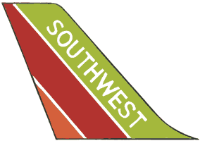 Логотип авиакомпании «Саутуэст Эрлайнс».
