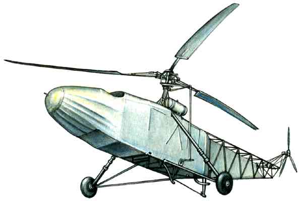 Экспериментальный вертолёт Сикорский VS‑300 (США).