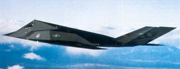 Ударный самолёт F-117A.