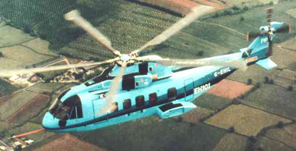 Многоцелевой вертолёт EH 101.