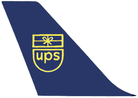 Логотип авиакомпании «Ю. Пи. Эс.».