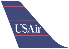 Логотип авиакомпании «Ю. Эс. Эр».